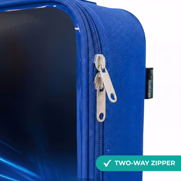 Children's suitcase - Blue - Red racing car in digital speed world — 6