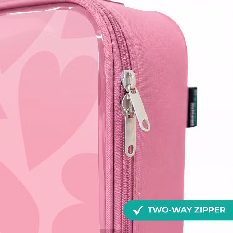 Children's suitcase - Pink - Pink hearts pattern — 4