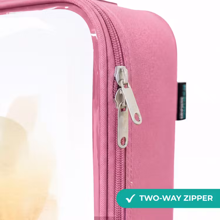 Children's suitcase - Pink - Princess in dress with white unicorn — 4