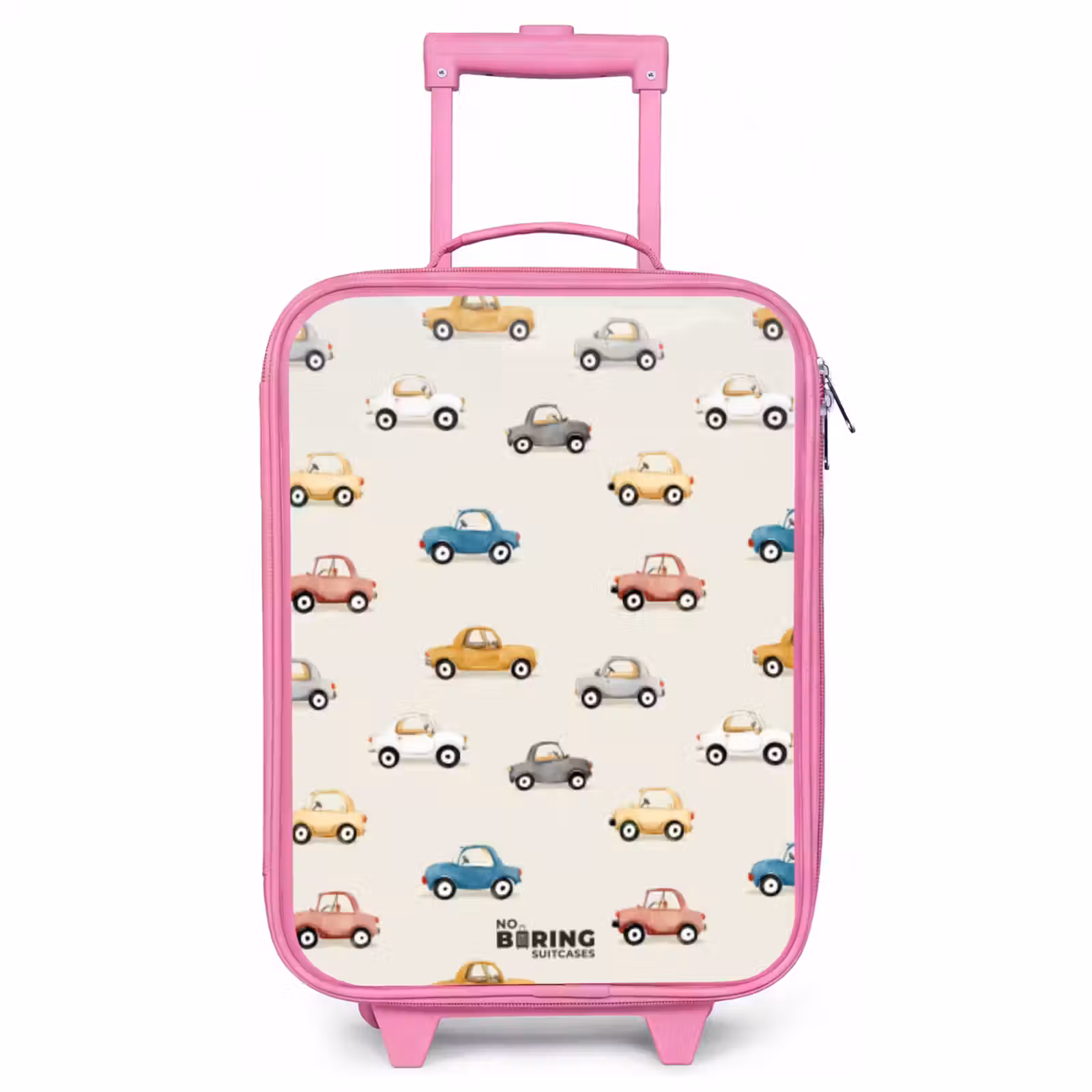 Children's suitcase - Pink - Colorful retro cars — 1