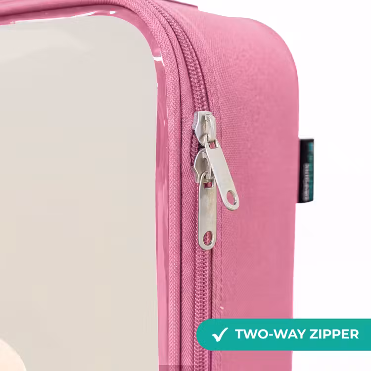 Children's suitcase - Pink - Heart in pastel colors — 4