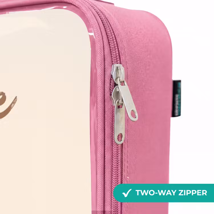Children's suitcase - Pink - Brown horse in gallop — 4