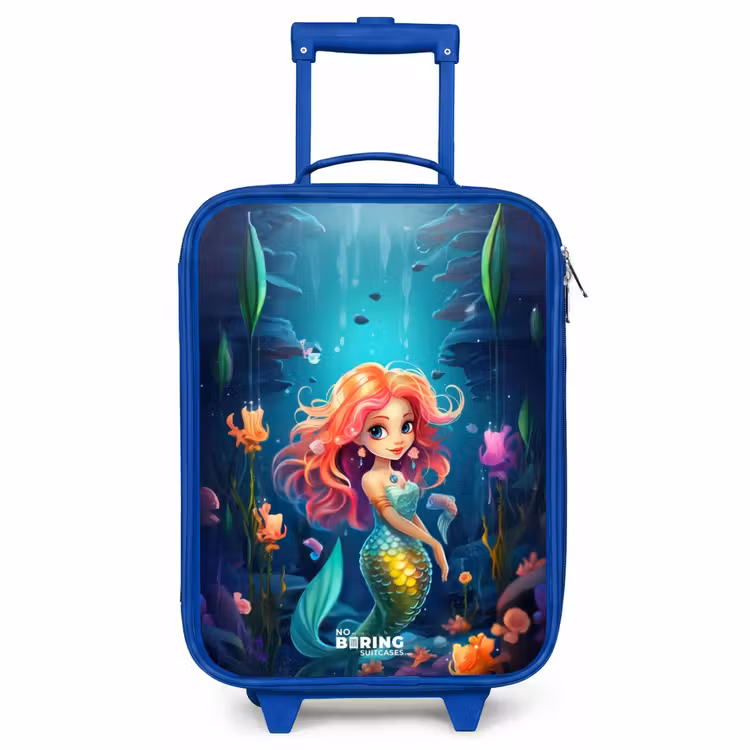 Children's suitcase - Blue - Coral Queen — 1