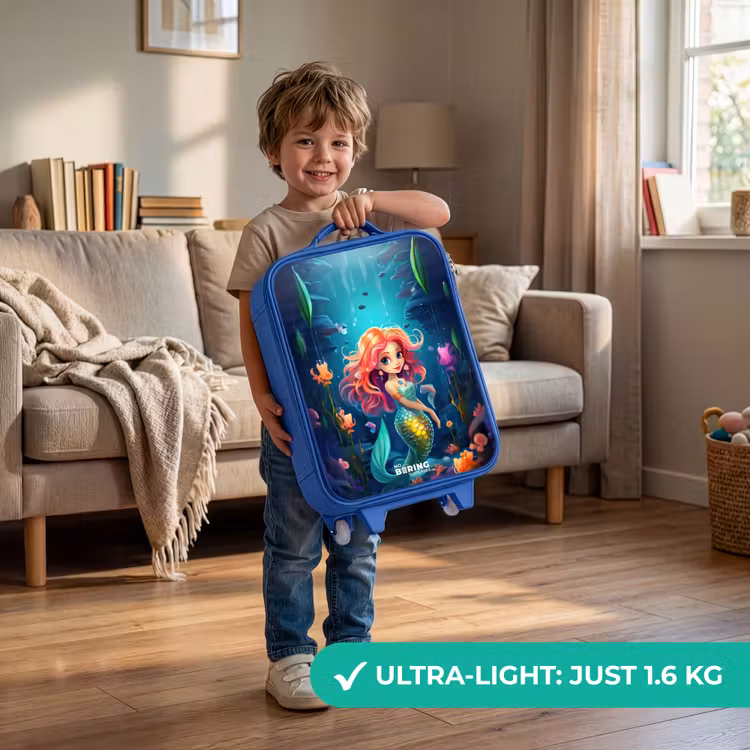 Children's suitcase - Blue - Coral Queen — 3