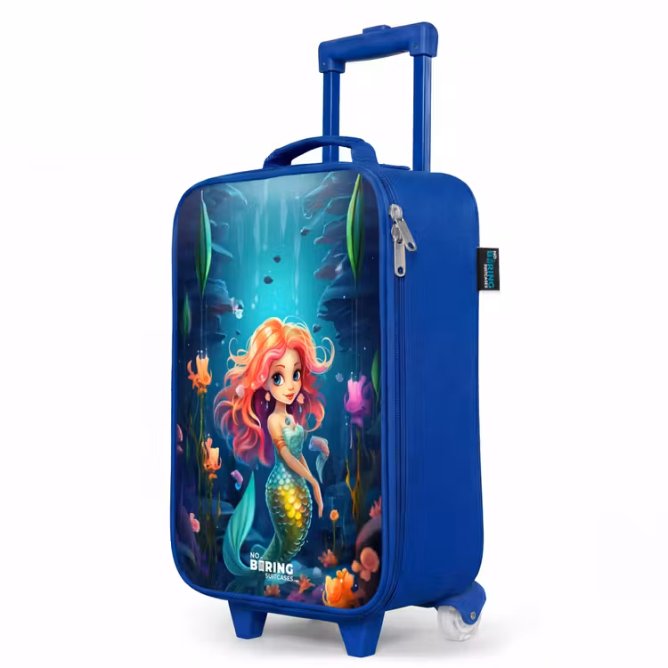 Children's suitcase - Blue - Coral Queen — 5