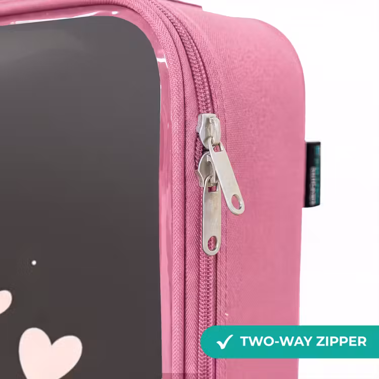 Children's suitcase - Pink - Little princess on black background — 4