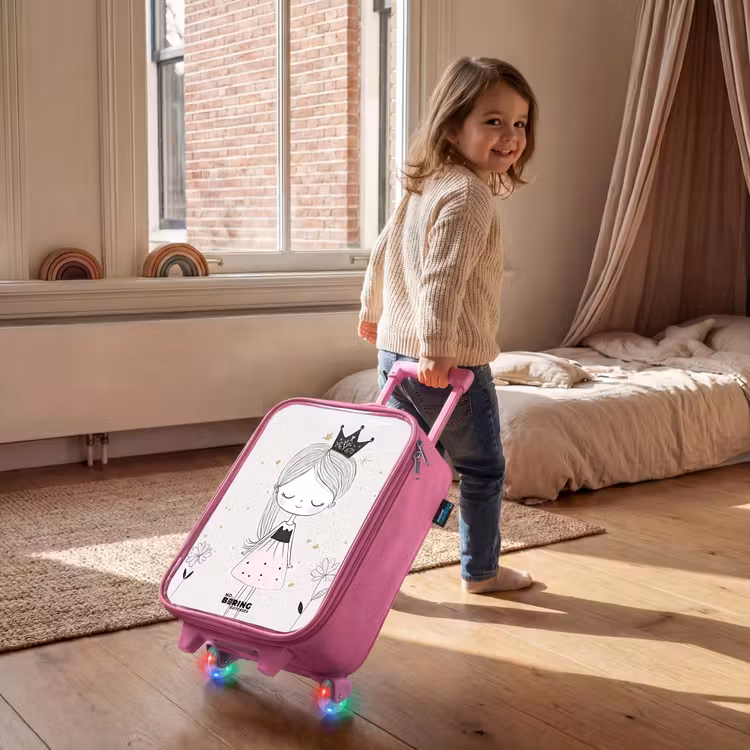 Children's suitcase - Pink - Princess with black dress — 2
