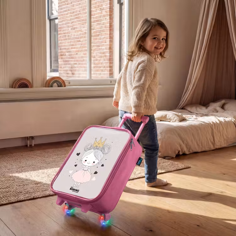 Children's suitcase - Pink - Princess with buns — 2
