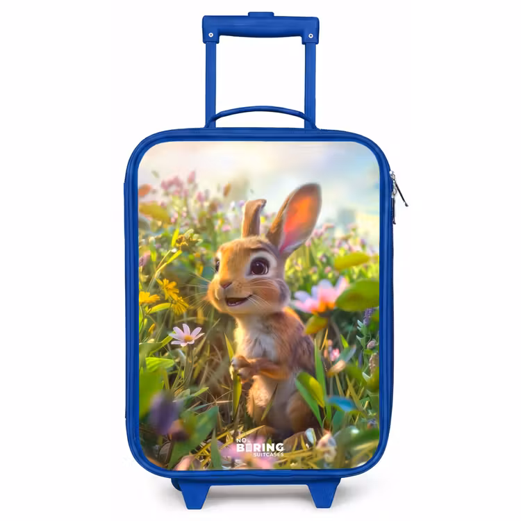 Children's suitcase - Blue - Charley rabbit — 1