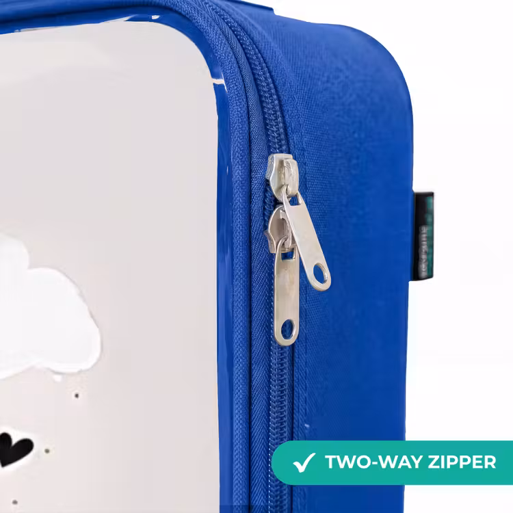 Children's suitcase - Blue - Dreamy princess with braided hair — 6