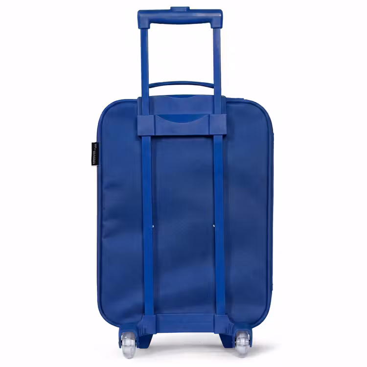 Children's suitcase - Blue - Shy princess with flower — 7