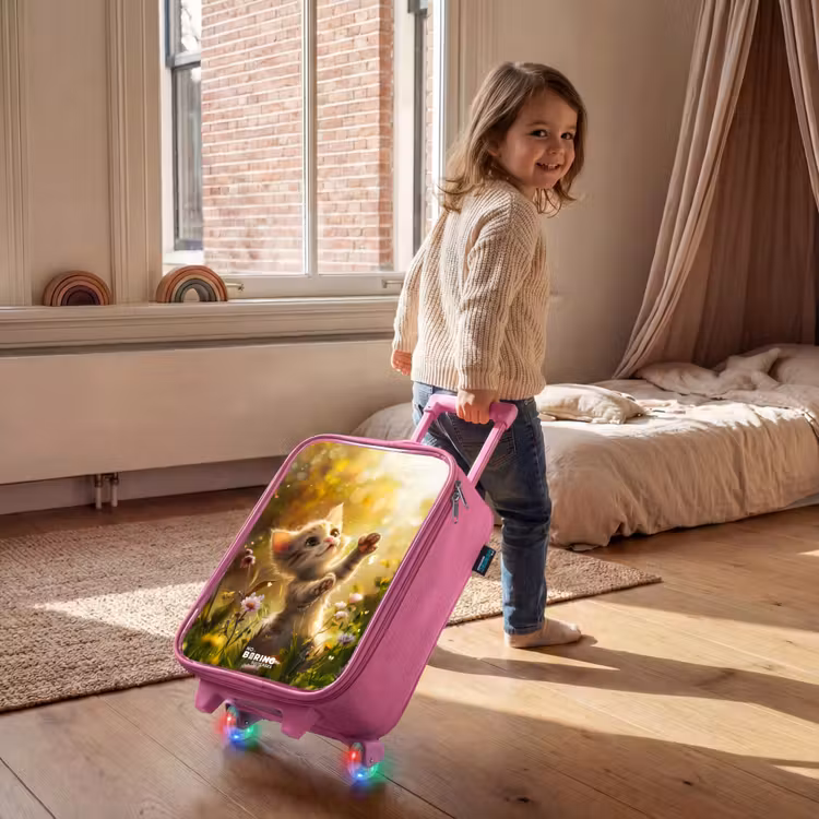 Children's suitcase - Pink - Koosje kitten — 2
