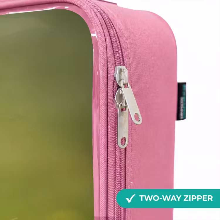 Children's suitcase - Pink - Rabbit in flower pot — 4
