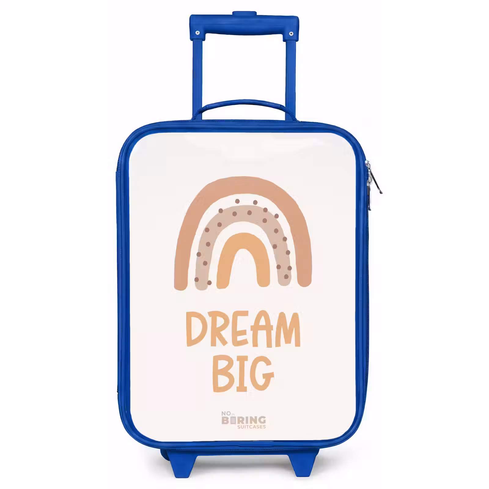 Children's suitcase - Blue - Rainbow with the quote 'Dream Big' — 1