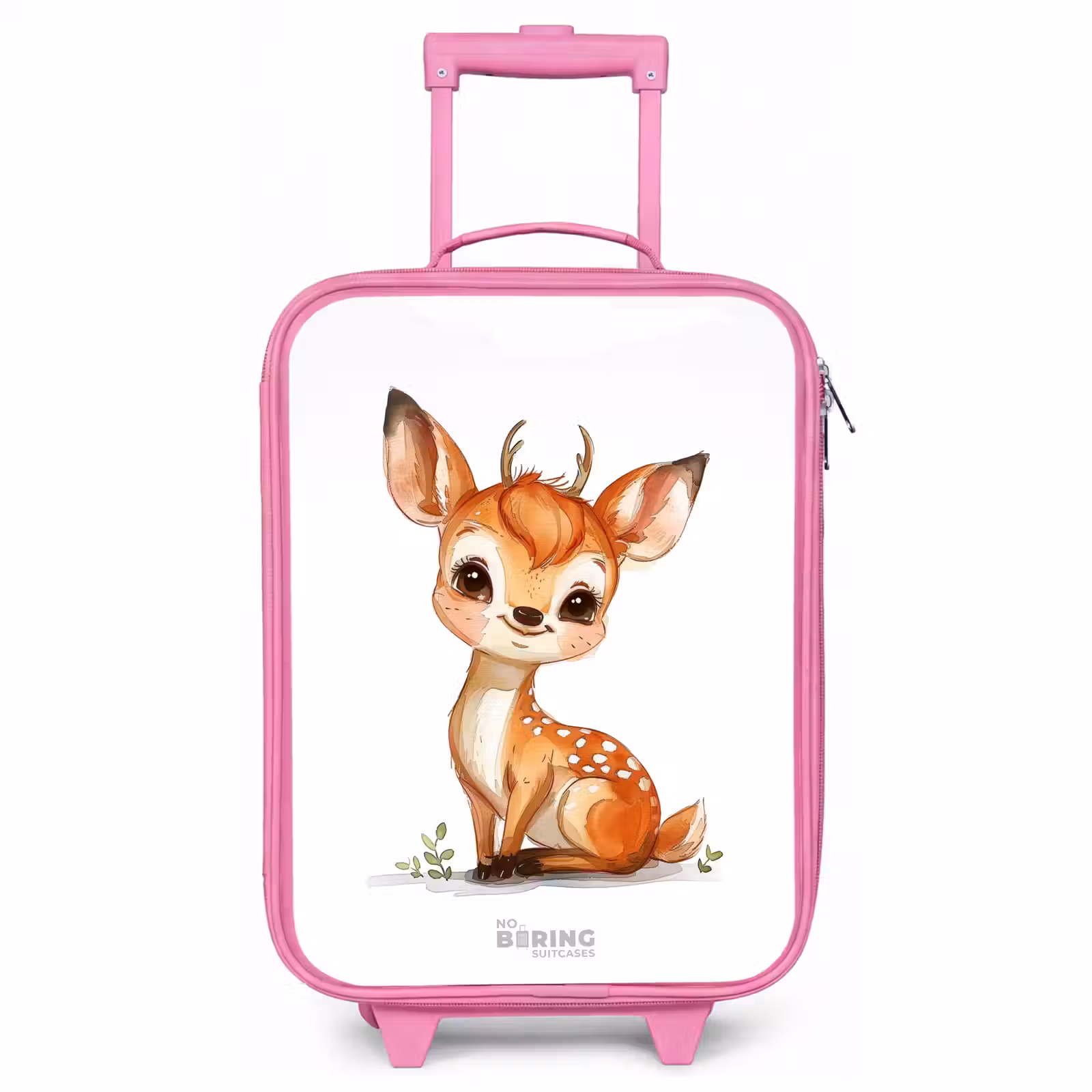 Children's suitcase - Pink - Baby deer — 1