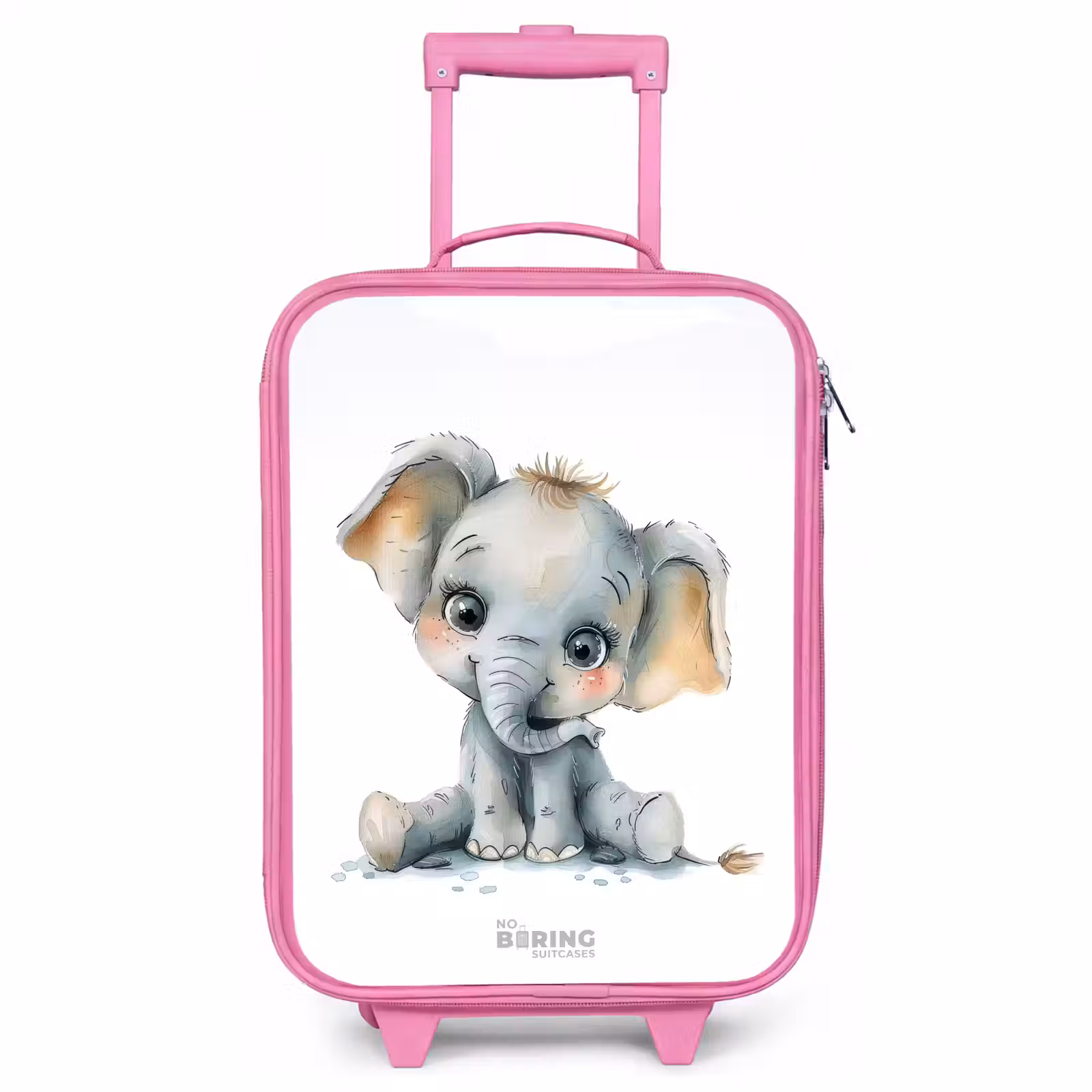 Children's suitcase - Pink - Baby elephant — 1