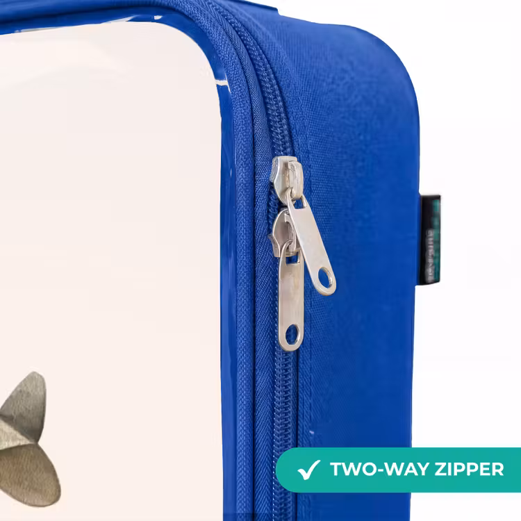 Children's suitcase - Blue - Animals on safari — 6