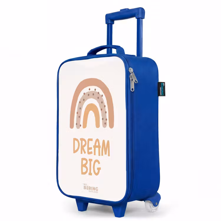 Children's suitcase - Blue - Rainbow with the quote 'Dream Big' — 5