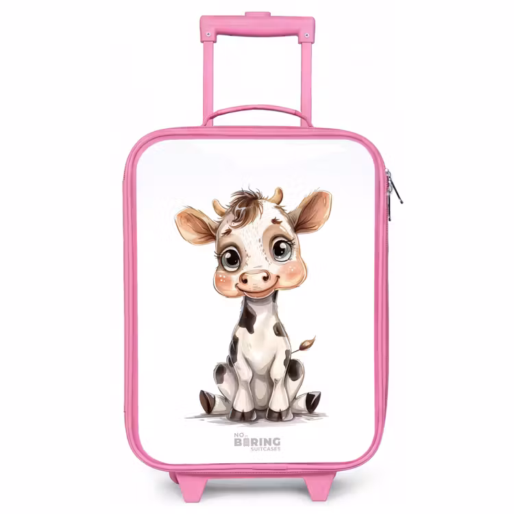 Children's suitcase - Pink - Baby cow — 1