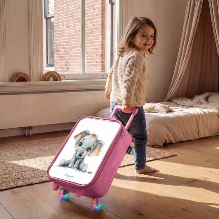Children's suitcase - Pink - Baby elephant — 2