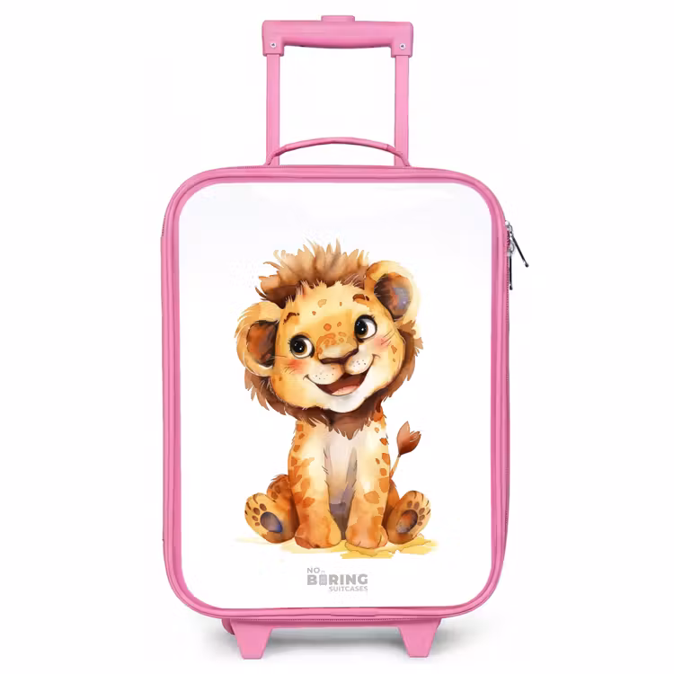 Children's suitcase - Pink - Baby lion — 1
