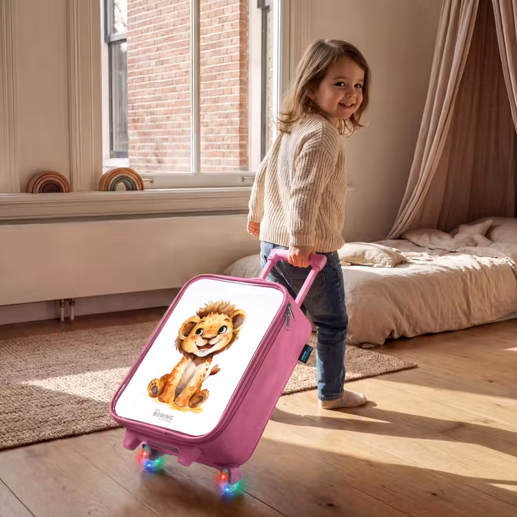 Children's suitcase - Pink - Baby lion — 2