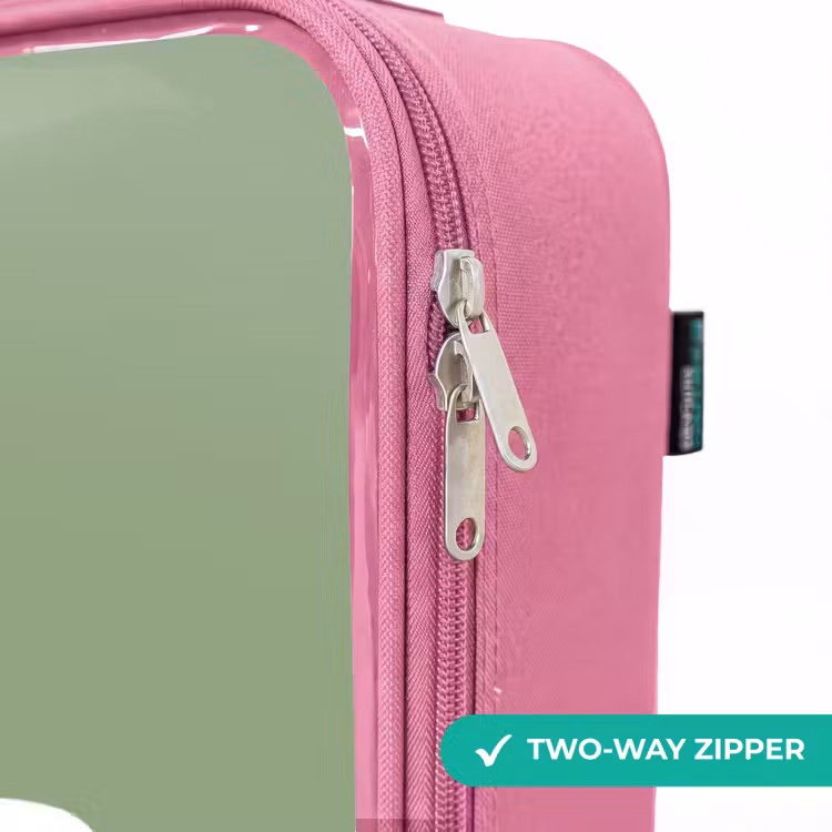 Children's suitcase - Pink - Green with T-rex dino — 4