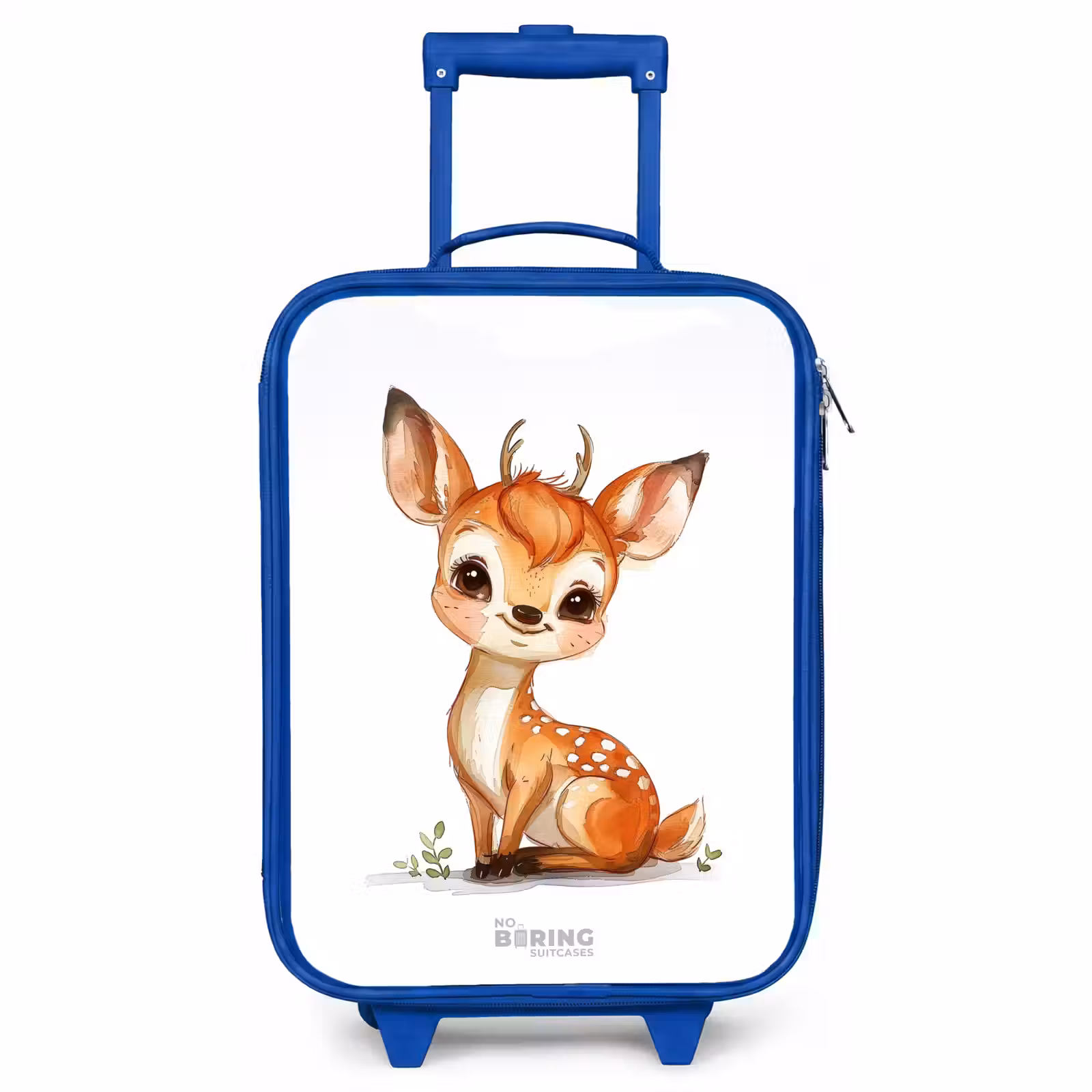 Children's suitcase - Blue - Baby deer — 1