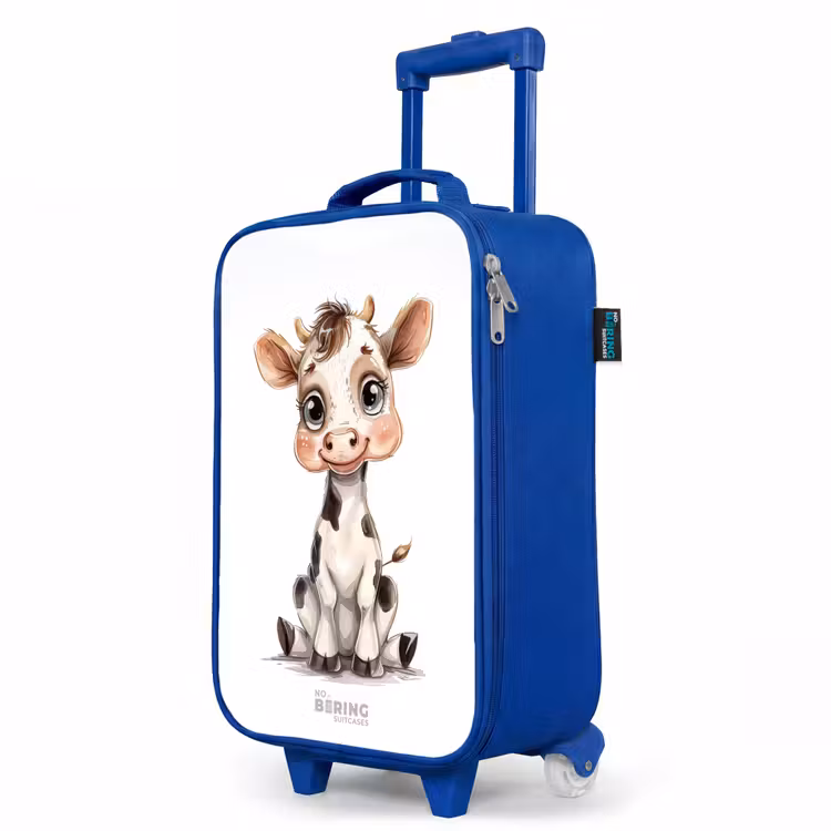 Children's suitcase - Blue - Baby cow — 5