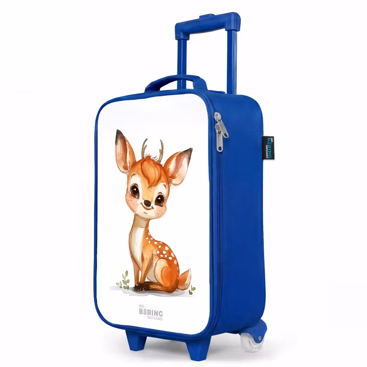 Children's suitcase - Blue - Baby deer — 5