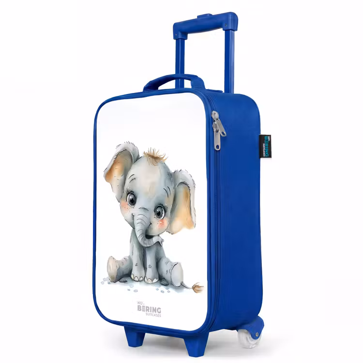 Children's suitcase - Blue - Baby elephant — 5