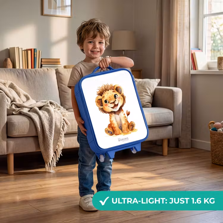 Children's suitcase - Blue - Baby lion — 3