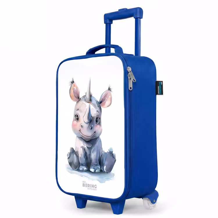 Children's suitcase - Blue - Baby Rhino — 5