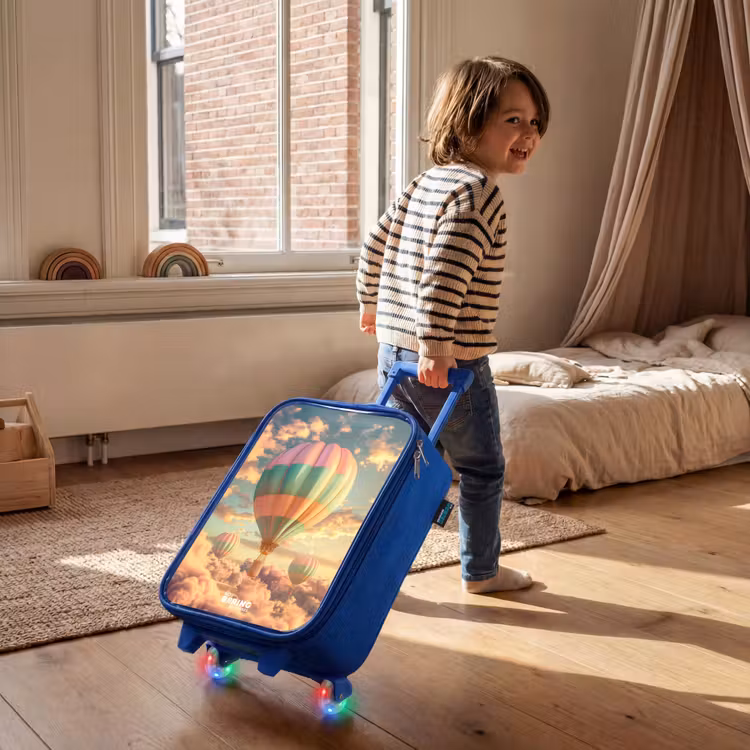 Children's suitcase - Blue - Pastel skyliner — 2