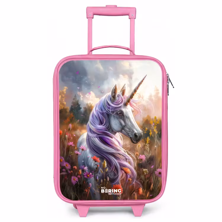 Children's suitcase - Pink - Lavender spring horn — 1