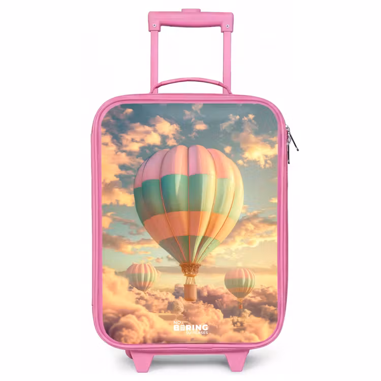 Children's suitcase - Pink - Pastel skyliner — 1