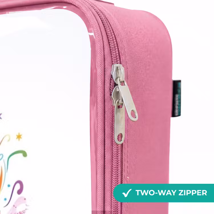 Children's suitcase - Pink - Prancing Unicorn with Rainbow Moons — 4