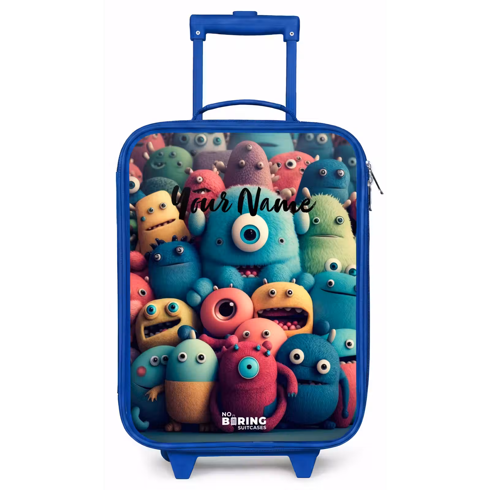Children's suitcase - Blue - Soft and convex samples — 1