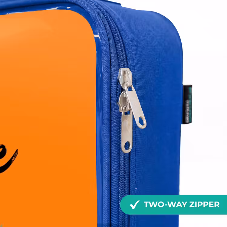 Children's suitcase - Blue - Rainbow Wheels — 6