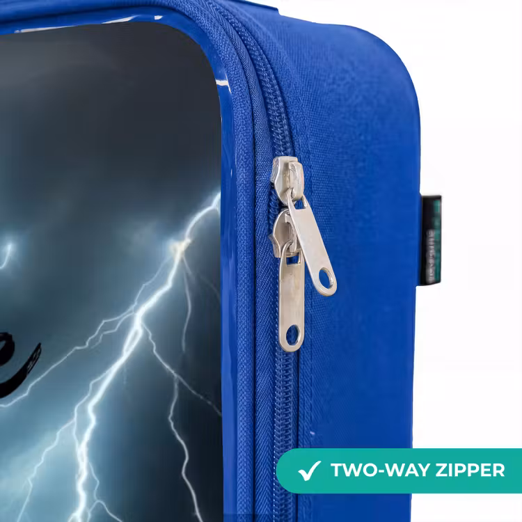 Children's suitcase - Blue - Thunder Wheels — 6