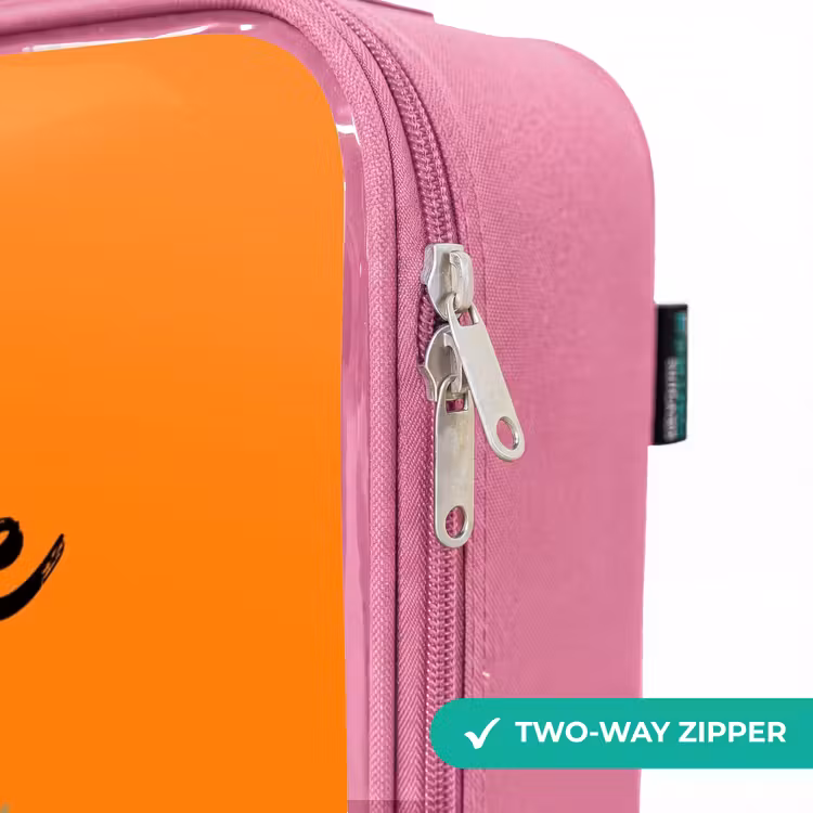 Children's suitcase - Pink - Rainbow Wheels — 4