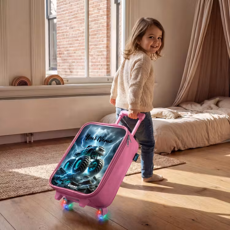 Children's suitcase - Pink - Thunder Wheels — 2