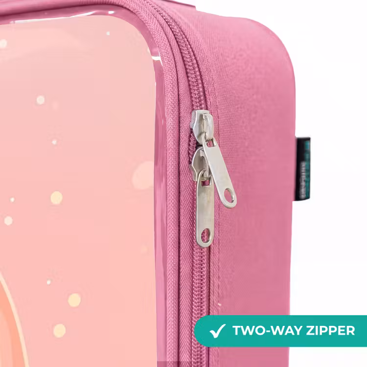 Children's suitcase - Pink - Pink jellyfish with face — 4
