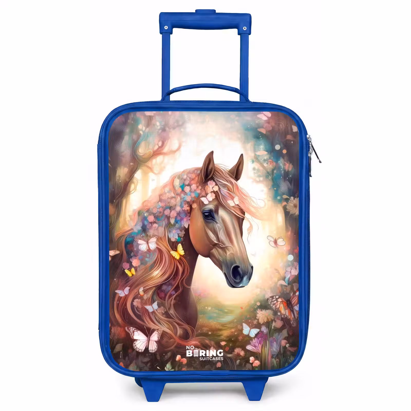 Children's suitcase - Blue - Butterfly mare — 1