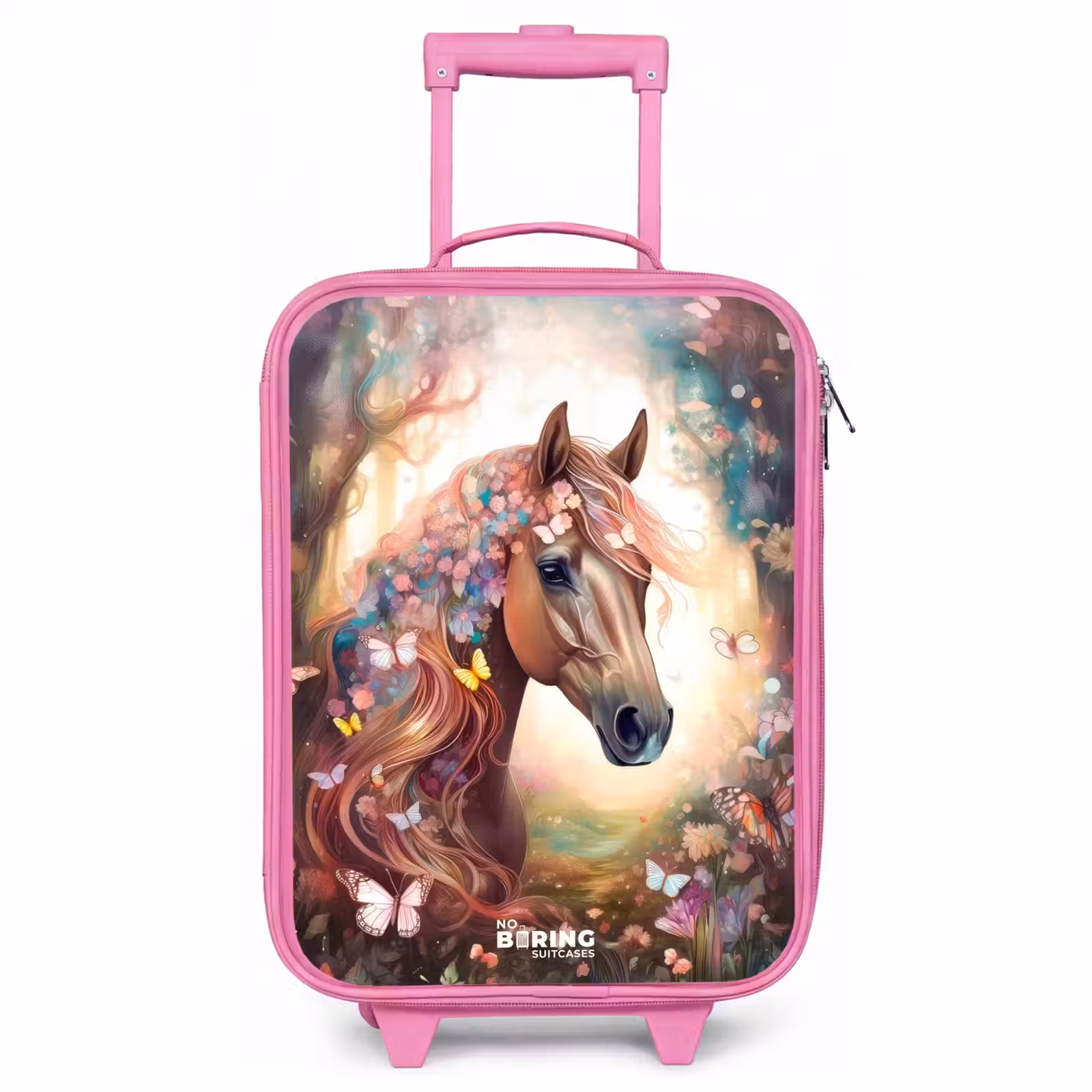 Children's suitcase - Pink - Butterfly mare — 1