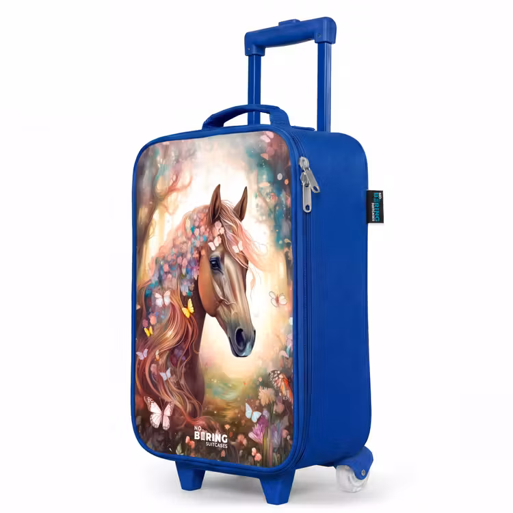 Children's suitcase - Blue - Butterfly mare — 5