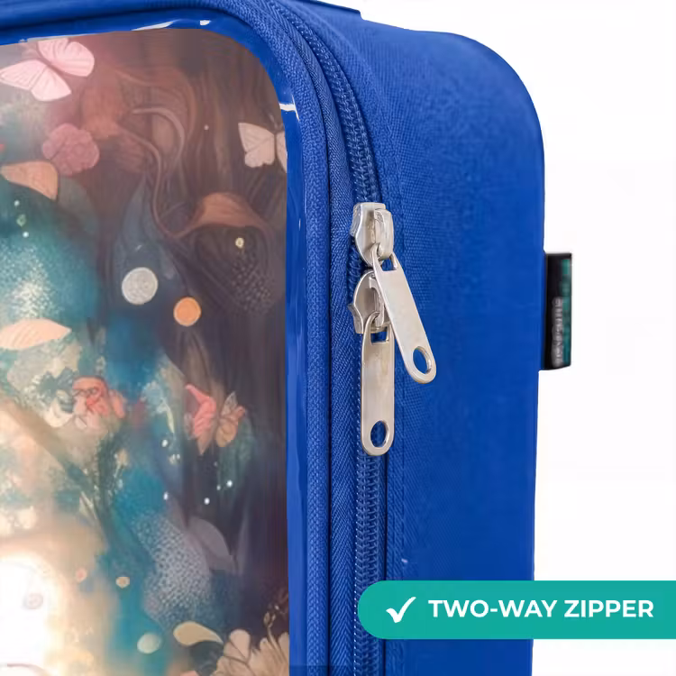 Children's suitcase - Blue - Butterfly mare — 6
