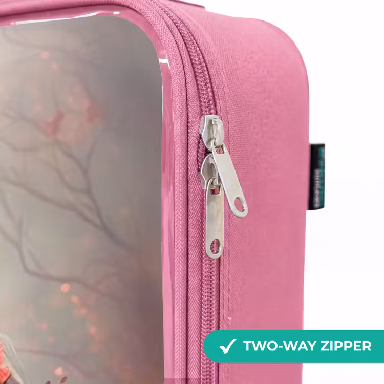Children's suitcase - Pink - Brown horse in autumn — 4