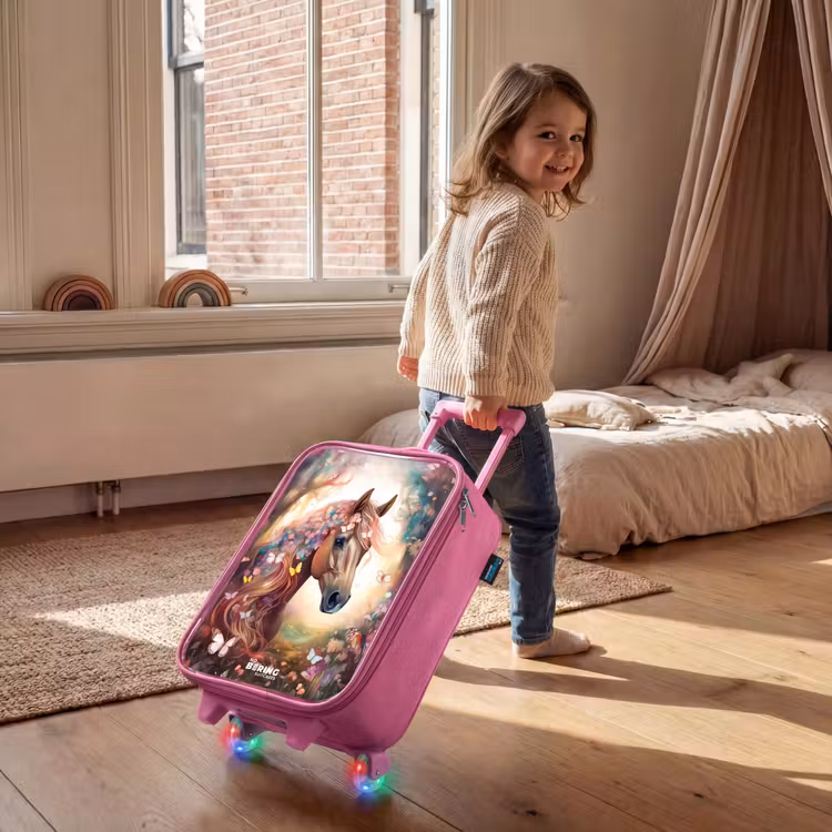 Children's suitcase - Pink - Butterfly mare — 2