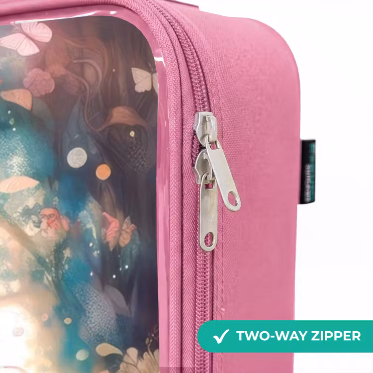 Children's suitcase - Pink - Butterfly mare — 4